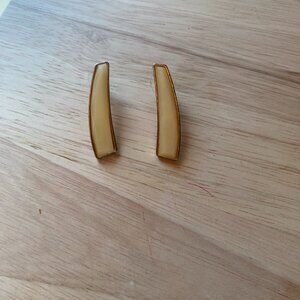 Butter Yellow Post Earrings